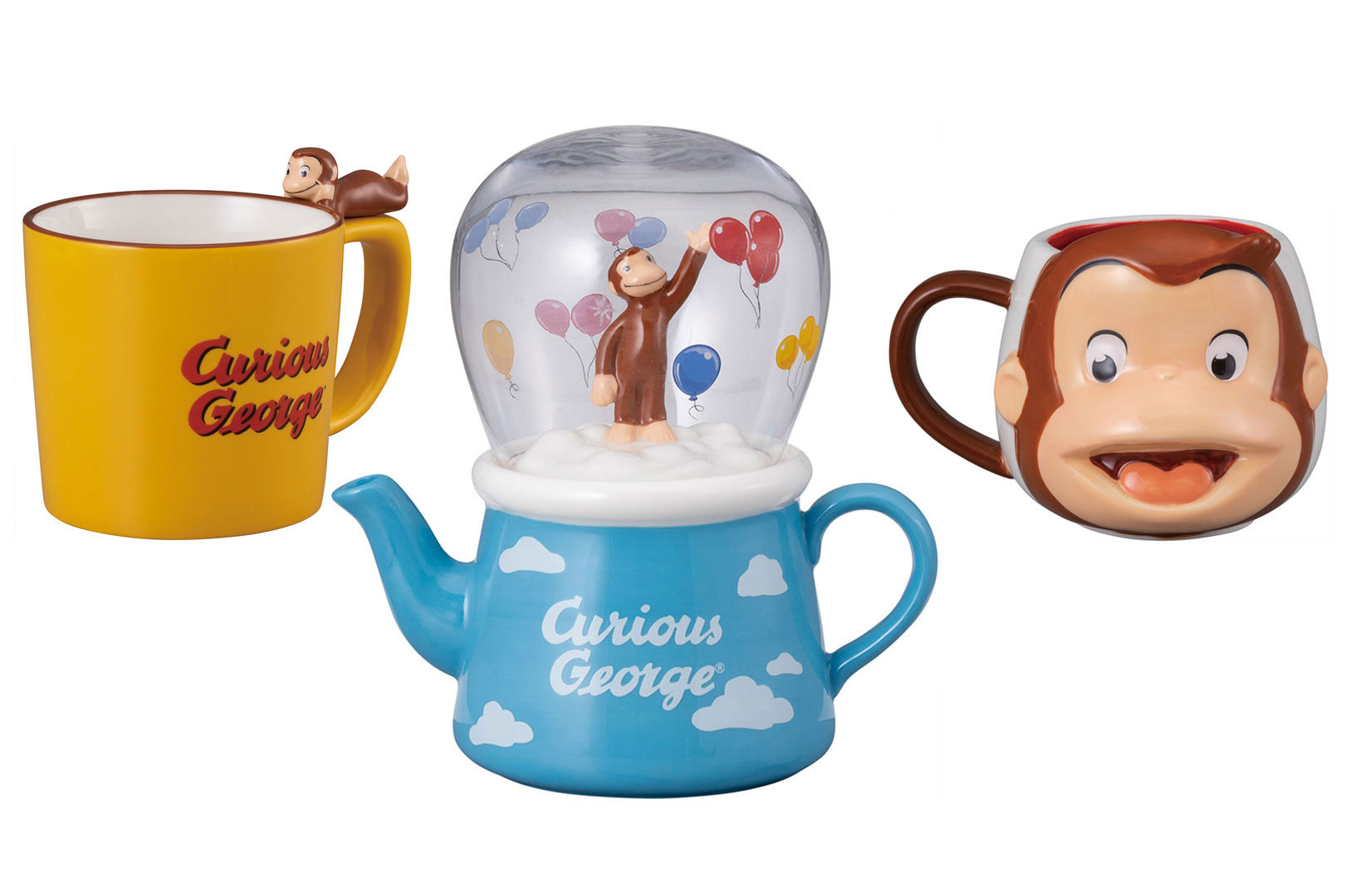 Curious George Tea Sets & Mugs, J Style